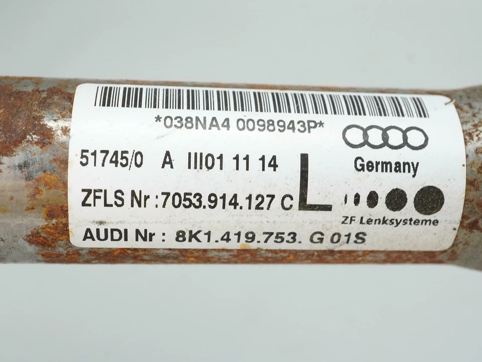 2013 - 2016 Audi A4 S4 B8 8.5 Quattro Power Shaft Column Unit 8K1419753g Oem - Image 3 of 4