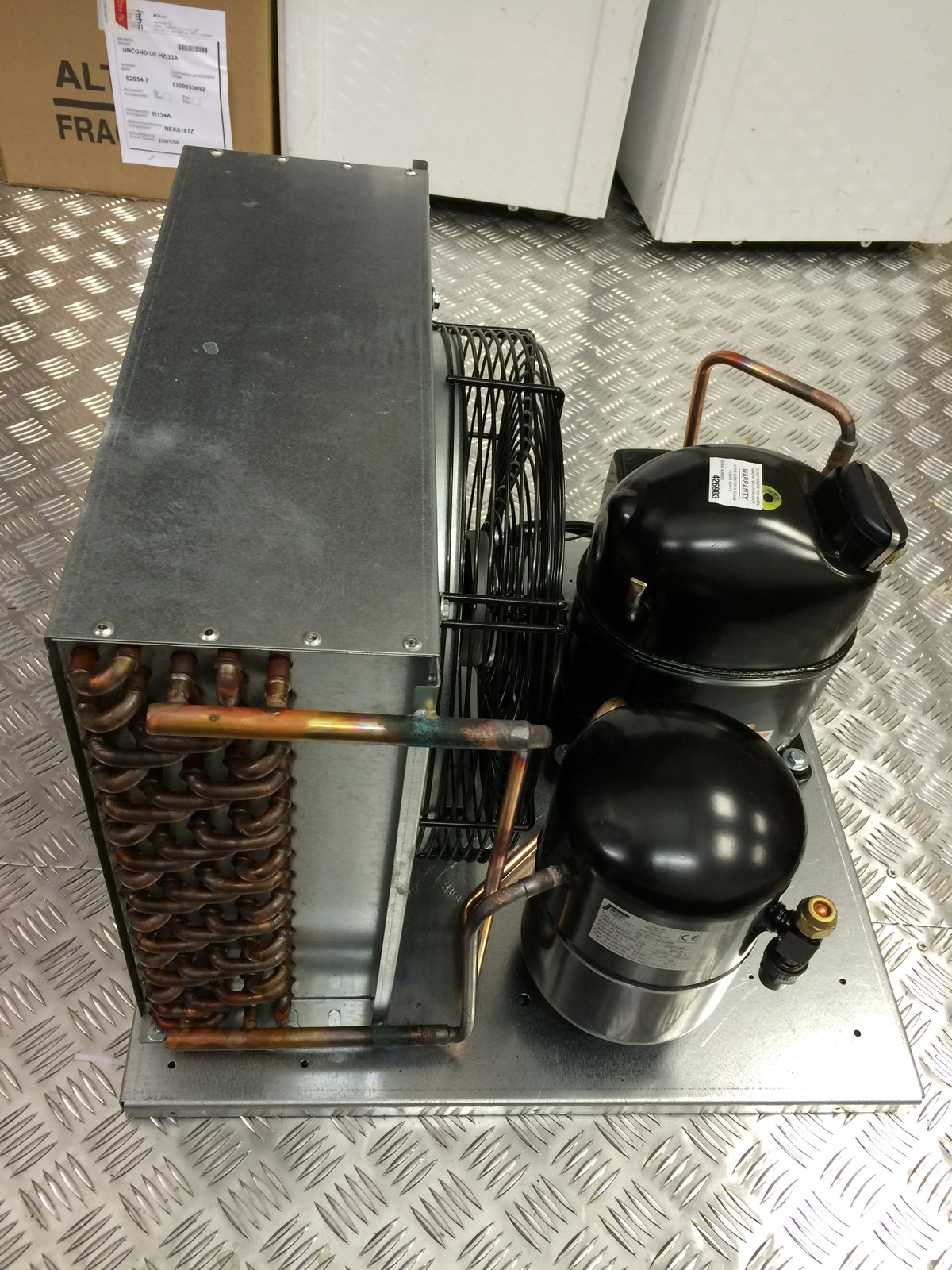 EMBRACO CONDENSING UNIT, UNJ2122GK 240V, FREEZER eBay