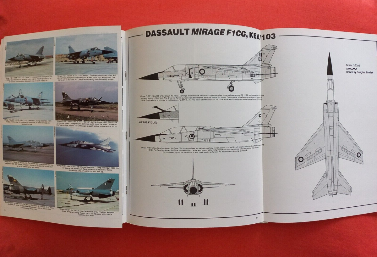 Aerofax Minigraph 17, DASSAULT MIRAGE F1 | eBay