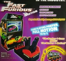 The Fast And The Furious Arcade Flyer Video Game Art Promo Sheet 2004 Tsunami