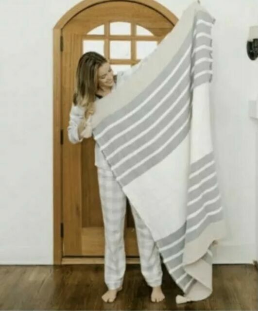 Imani Collective Woven Slate Knit Throw Blanket | eBay