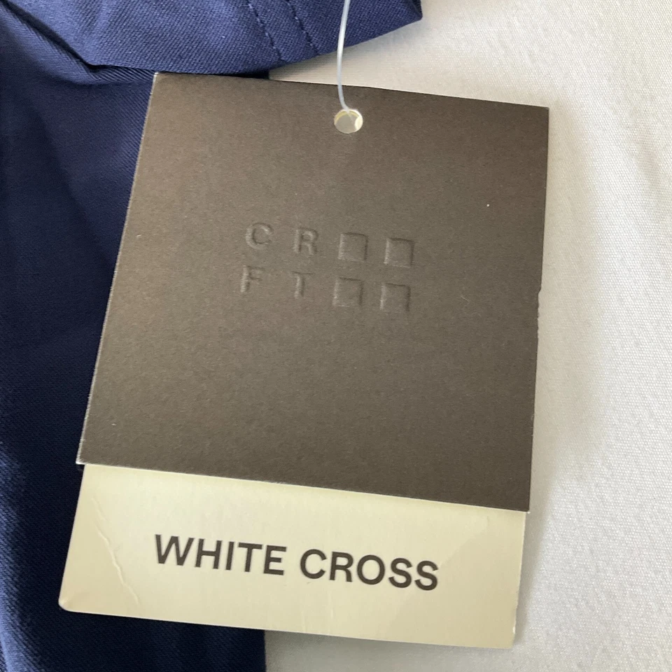 Blusa Médica Cruzada Blanca Para Mujer Talla L Azul Cuello en V Bolsillos Manga Corta Elastizada Foto 3 de 4