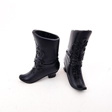 Disney Frozen Anna Elsa Doll Replacement Black High Heel Boots Shoes