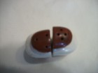 Vintage White with Floral Salt & Pepper Shakers - Height:  3" — photo 3