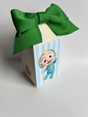 Ser Of 5 Cocomelon Candy Box For Party And Birthday Decorations 