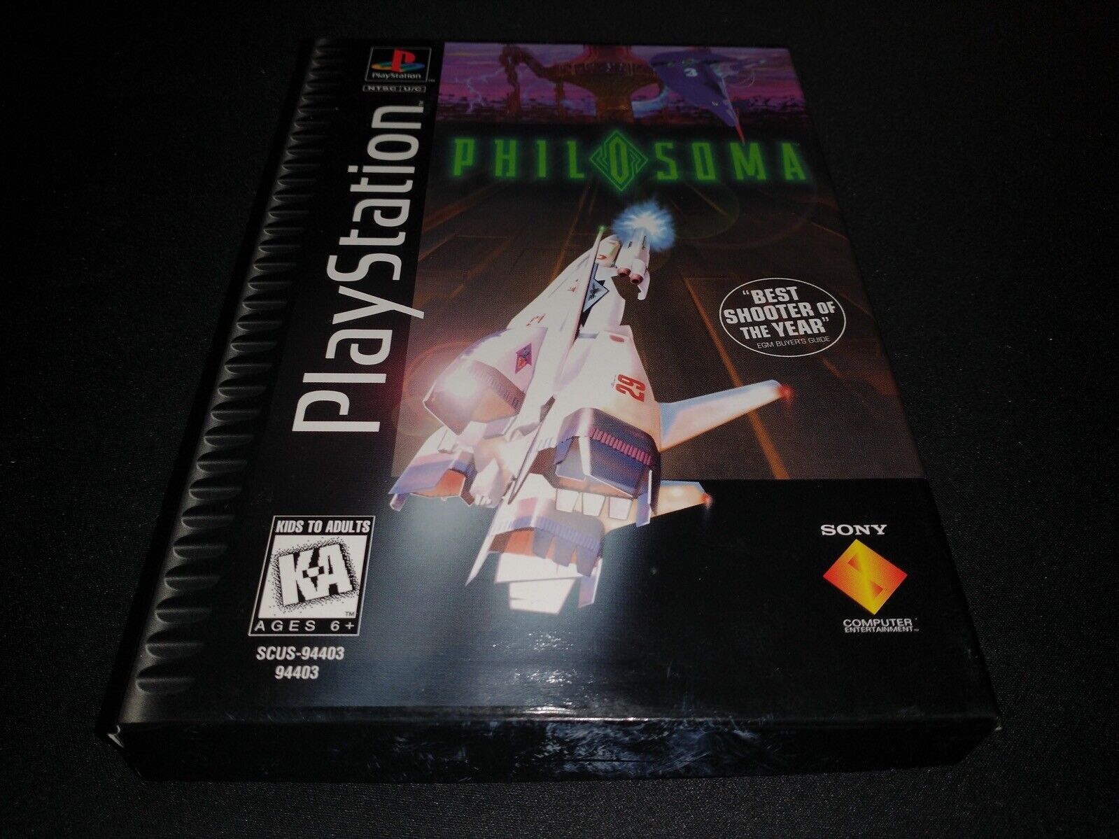 Philosoma sony PLAYSTATION 1 PS1 LN 100% Parfait Long Boîte Complet + Reg Carte