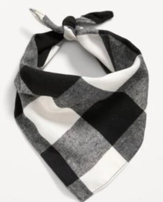 Old Navy Xmas Buffalo Plaid Patterned Flannel Bandana Pets Size XS-S S-M L-XL - Image 1 of 2