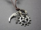 New Leather Hemp Metal Pendant Surfer Necklace Choker Pirate Skull