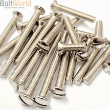 LONG ELECTRICAL SOCKET MACHINE SCREW M3.5 12mm 25mm 50mm 75mm WALL LIGHT SWITCH