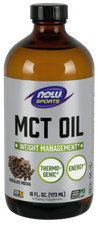 NOW Foods Chocolate Mocha MCT oil 16oz Coconut Oil Essential Fatty Acids 03/27EX