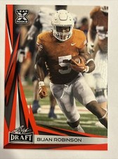 2023 Leaf Draft Bijan Robinson RC Red Base No. B2-6 Texas Atlanta Falcons