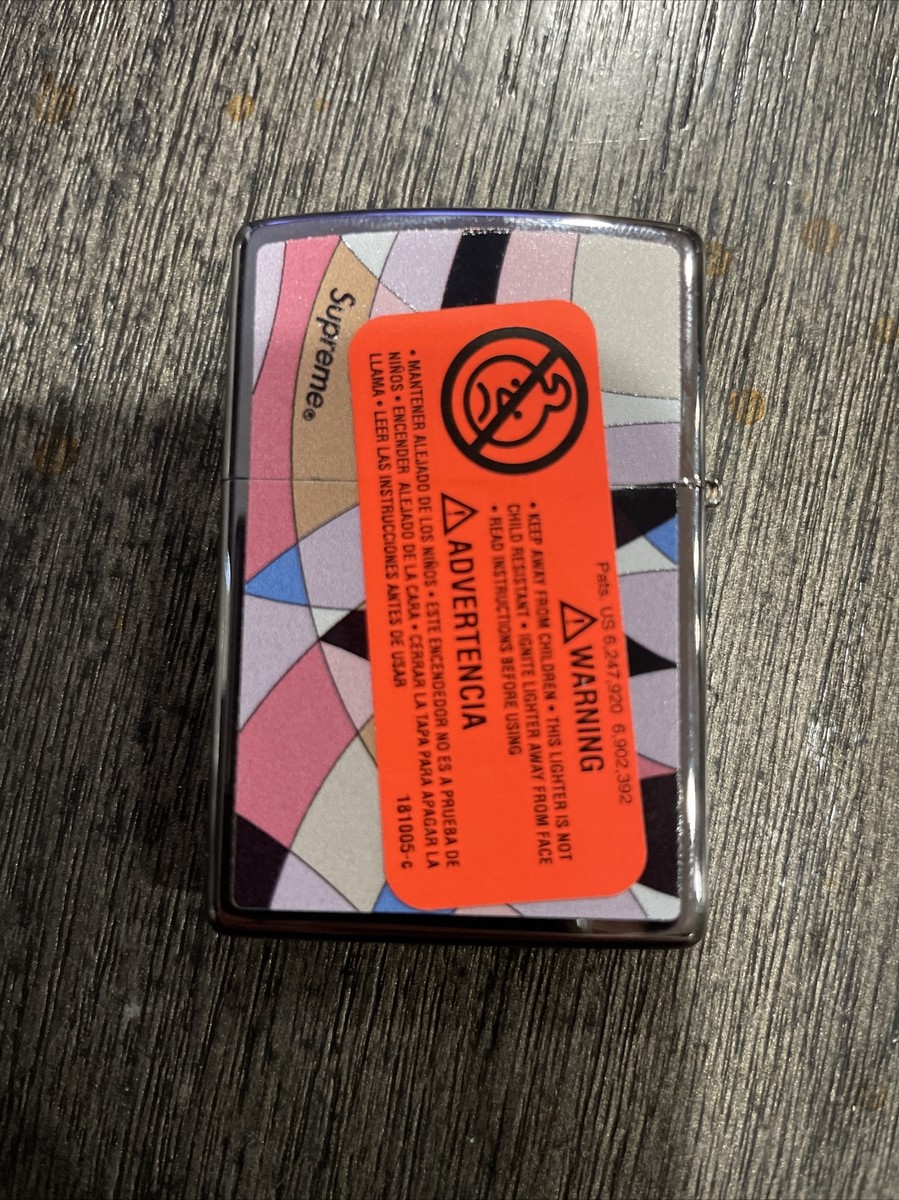 Supreme SS21 Emilio Pucci Zippo Lighter Dusty Pink Brand New DSWT