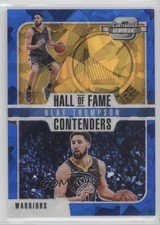 2018 Contenders Optic Hall of Fame Blue Cracked Ice Prizm Klay Thompson #16 s3g