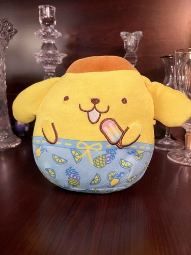 Squishmallows Pompompurin 7” Sanrio Peluche Hello Kitty & Friends Squad Nuevo con Etiquetas - Imagen 2 de 10