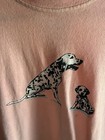VINTAGE REBEL KIDS TEE SHIRT GIRLS SZ 10 DALMATIAN DOGS PINK — photo 2