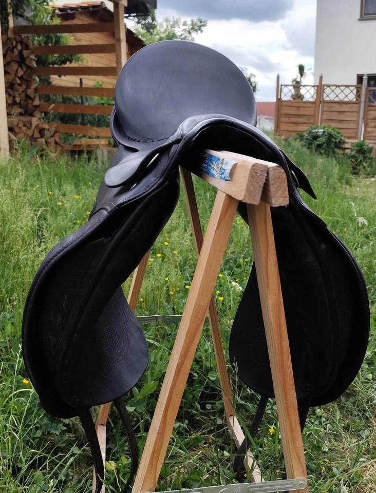 Sattel Dressur von Passier, Hubertus Schmidt 17,5" Schwarz - Bild 3 von 4
