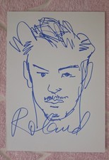 Wolfgang Joop signed autograph 20x30 cm in person plus drawing drawing 