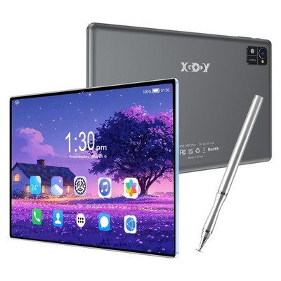 2026 Neu Tablet Android 15 12GB RAM+128GB 7000mAh 10.1 Zoll Octa Core WlFl IPS