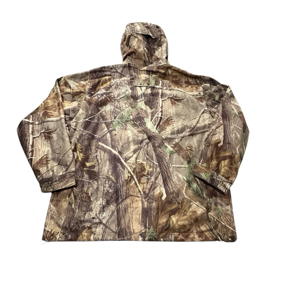 Cabela's Jacket Mens XL Brown Realtree Camo Dry Plus Hooded Hunting Flannel - Image 2 of 4