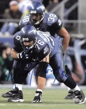 Mack Strong Autographed Signed 8x10 Photo Seattle Seahawks MCS Holo #63496