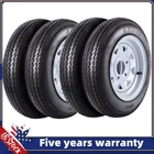 Trailer Tires on Rim 4.80-12 4.80x12 480-12 4.80-12 W/12'' Rims 4 Lug 6PR 4'' T