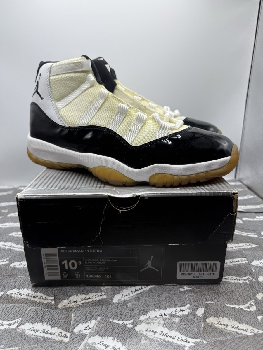 concord 11 yellow soles
