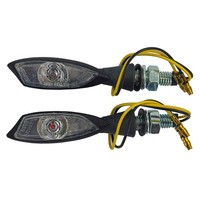 Universal Motorrad Klarglas LED Blinker Set Morella Mit E-PrüFzeichen