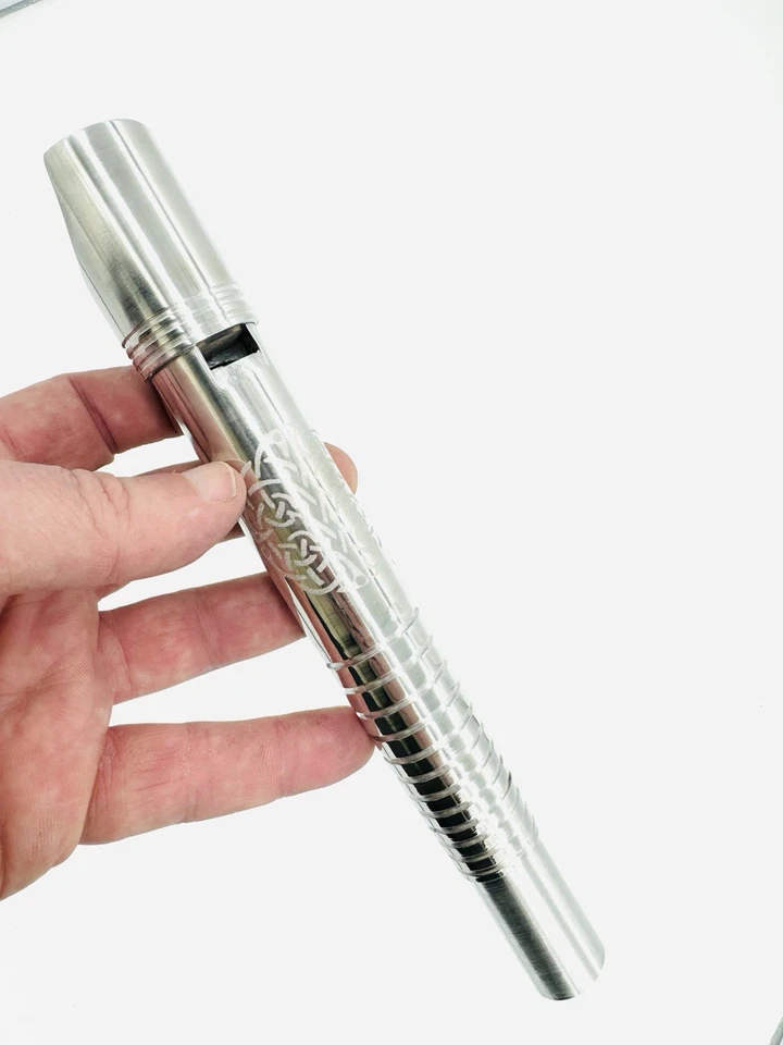 Junta de cabeza de silbato bajo cromática para sistema Boehm flauta vertical por Nick Metcalf Foto 4 de 4