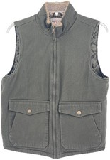 Workwear Heritage Utility Vest M Medium Cotton Sherpa Lined Weatherproof