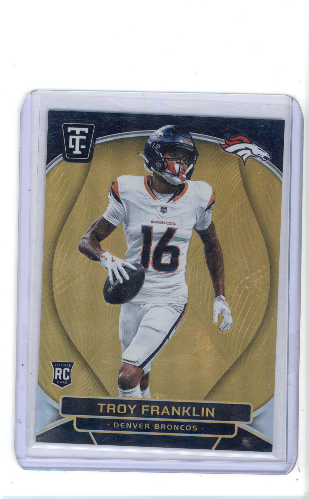 Troy Franklin Panini Totally Certified #170 Mirror Gold