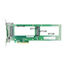 shinreal 2X U.2 SFF-8639 SSD to PCIe4.0 X8 Card U.2 NVMe SSD Adapter