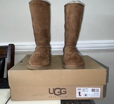 UGG Kids Classic Tall Chestnut Boots Size 4   Style 5229K Pre-Worn Shearling