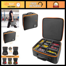 Extra Large Hard Tool Battery Carrying Case for 20V/60V/12V/18V Batteries  Char