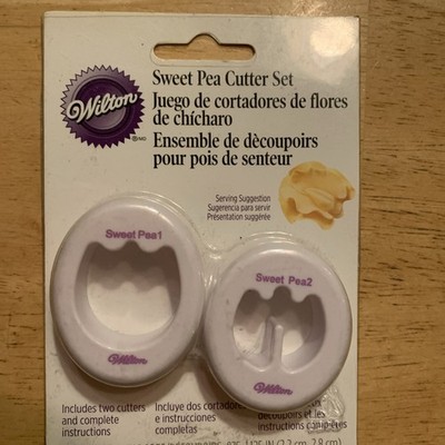 Wilton Sweet Pea Cutter Set Flower Making Tool 417-1153 Cake Decorating