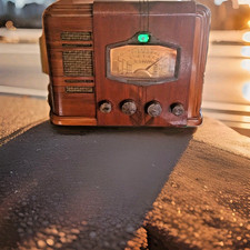 Silvertone 4763 Radio Tube Wood 1938