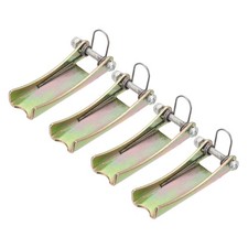 4pcs 2.2 Inch 3T Hook Safety Latch Kit Steel Towing Hitch Replacement Brass 4pcs 2.2 Inch 3T Hook Safety Latch Kit Steel Towing Hitch Replacement Brass - Image 1