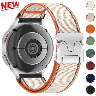 Nylon Armband Für Samsung Galaxy Watch 7 6 5 4 40 44mm 4 6 Classic 42 46 43 47mm