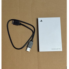 Seagate 2TB White External Hard Drive USB 3.0 for PlayStation 5 Console