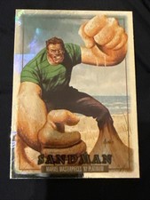 2024 Skybox Marvel masterpieces 92 platinum #77 Sandman Holofoil