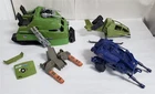 Y-30 VINTAGE 80/90'S COLLECTION OF INCOMPLETE G.I. JOE VEHICLES-BATTLE BUNKER +!