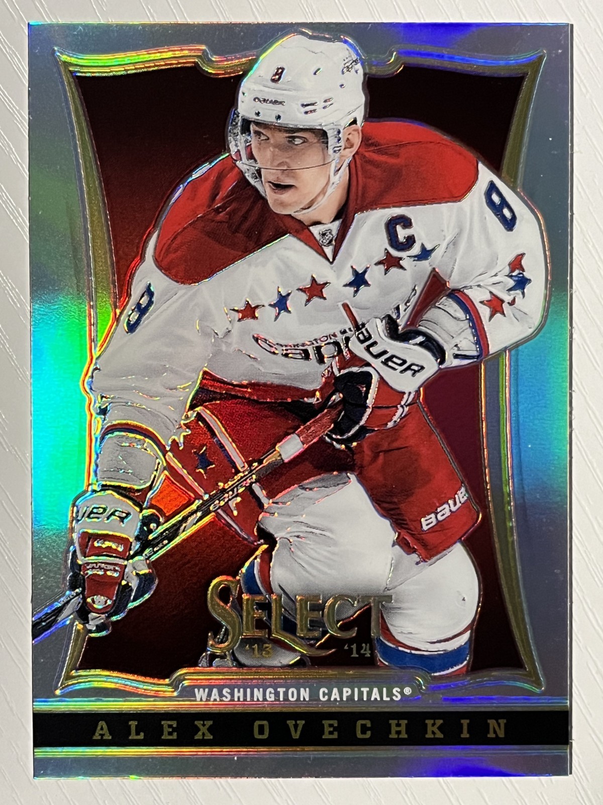 Alex Ovechkin 2013-14 Panini Select Silver Prizm #46 Washington Capitals