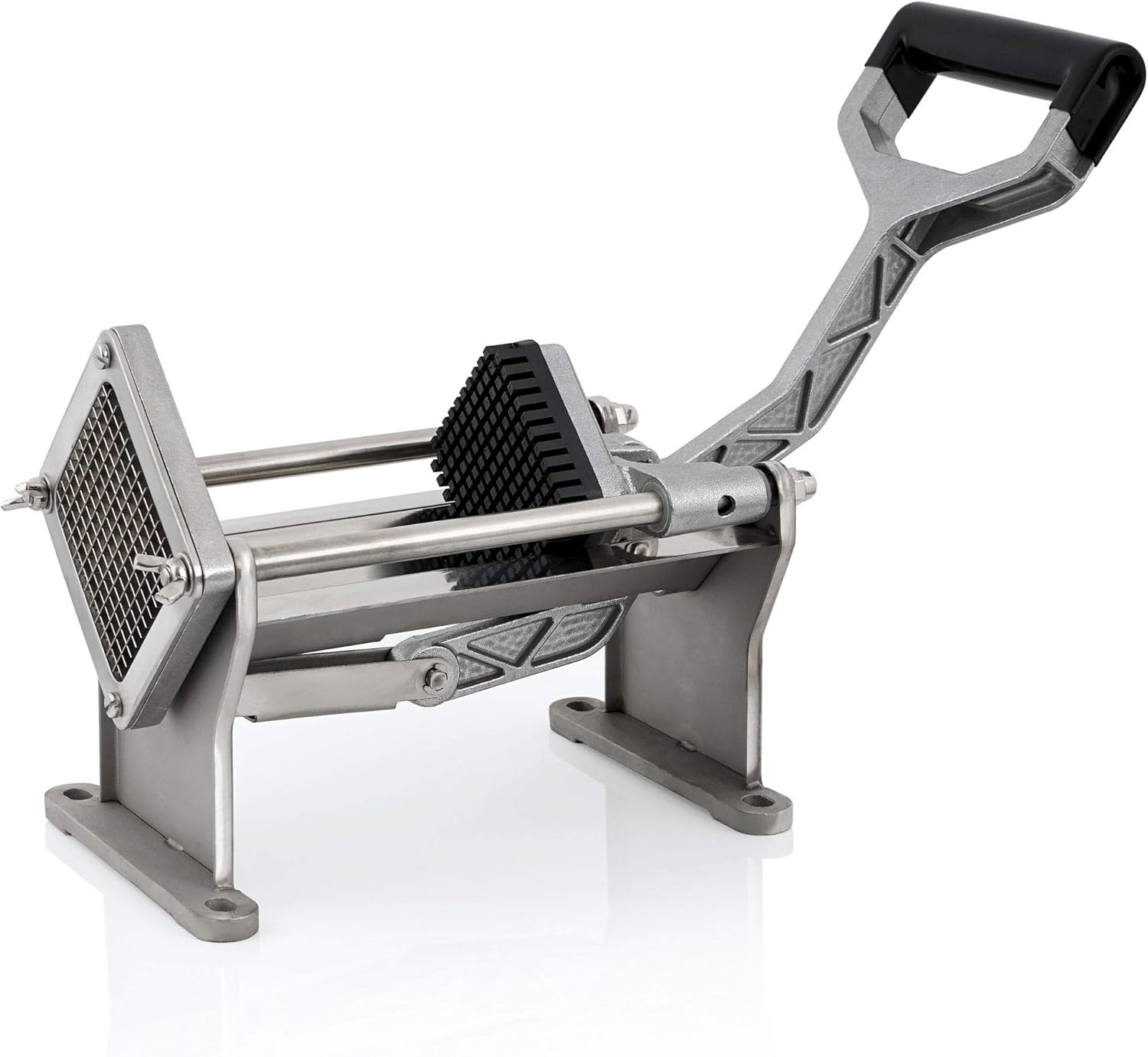 Tagliapatate Manuale per Patate Rustiche - 4 Lame Heavy Duty