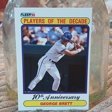 George Brett 1990 Fleer/Donruss Baseball Card Lot of 2 - #621, #102