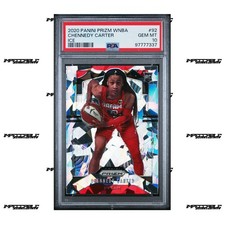 2020 Panini Prizm WNBA - Cracked Ice #92 Chennedy Carter Rookie PSA 10