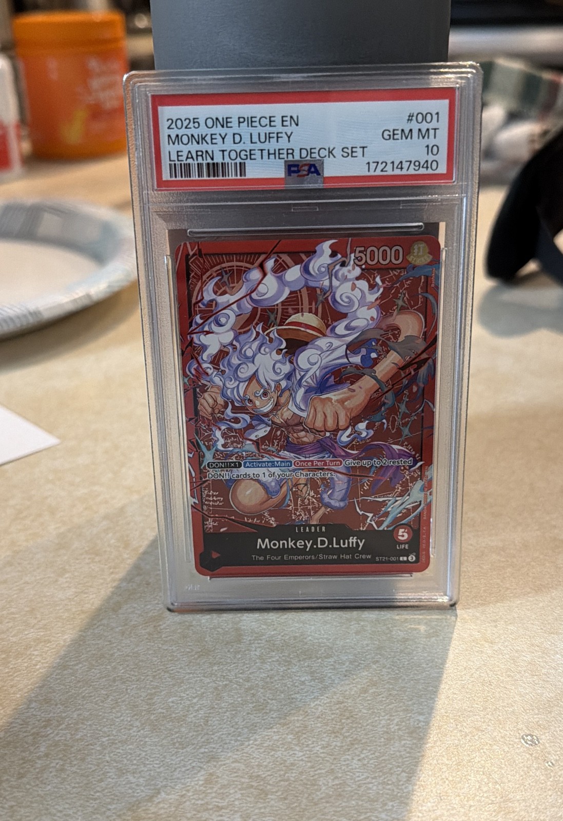 Monkey.D.Luffy - ST21-001 (Luffy Deck) ST21-001 Learn Together Deck Set Foil