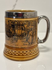 Vintage Lord Nelson Pottery England Coaching Days Tankard Mug