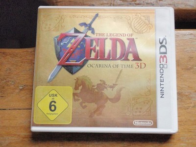 The Legend of Zelda Ocarina of Time 3D - Gold Cover mit OVP für Nintendo 3DS