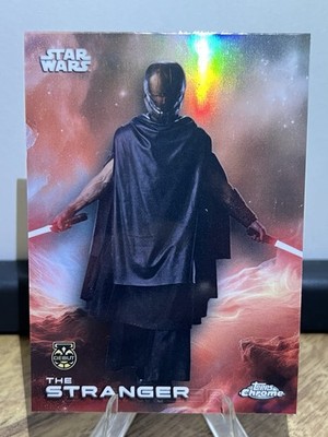 2025 Topps Chrome Star Wars The Stranger Debut Edition Refractor-#182