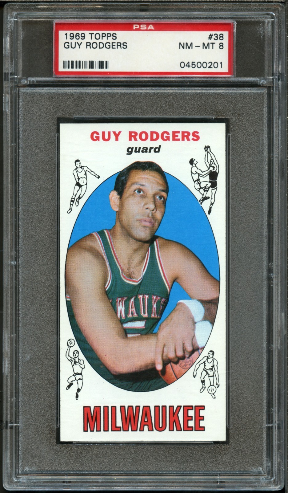 1969 Topps #38 Guy Rodgers PSA 8