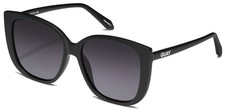 Quay Ever After Women's Matte Black Butterfly Sunglasses - QW-000579